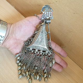 48 Old Rare Antique Islamic Ottoam Silver Kohl Liner Mascara Kajal Container