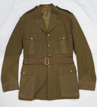 Ww2 Canadian Officers Service Dress Jacket Named