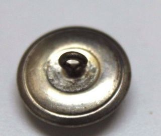 Spanish American War Silver plated 2nd Cavalry Button 13/16 