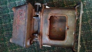 Vintage UNION Sad - Iron Heater Gardner,  Mass.  Antique Kerosene Oil Warmer Stove 2