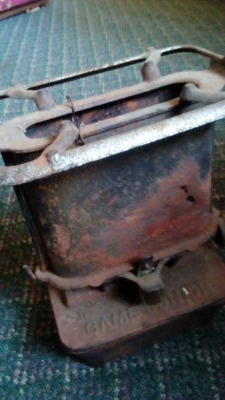 Vintage UNION Sad - Iron Heater Gardner,  Mass.  Antique Kerosene Oil Warmer Stove 4