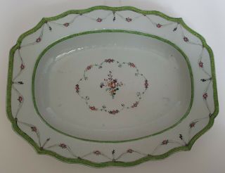 Very Large Antique Chinese Porcelain Famille Rose Dish/plate 2