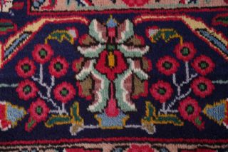 VINTAGE Geometric RED Persian Area Rug Oriental Large Hand - Knotted Wool 10 ' x13 ' 8