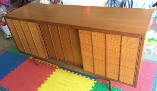 Mid Century Buffet Server Entertainment Console Credenza By Hooker Mainline Rare