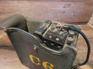WWII Vintage Signal Corps US ARMY Telephone With Case - PARTS 3