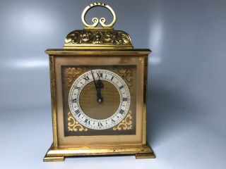 Vintage Tiffany & Co Imhof Desk Clock Swiss 15 Jewels 110 432