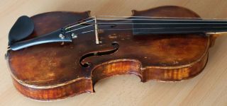 old violin 4/4 geige viola cello fiddle label Handarbeit aus Mittenwald 11