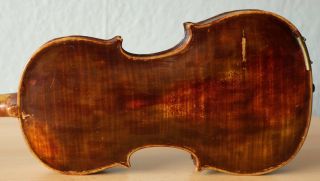 Old Violin 4/4 Geige Viola Cello Fiddle Label Handarbeit Aus Mittenwald