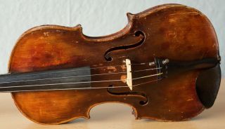 old violin 4/4 geige viola cello fiddle label Handarbeit aus Mittenwald 3