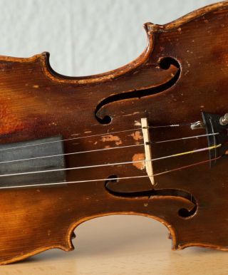 old violin 4/4 geige viola cello fiddle label Handarbeit aus Mittenwald 5
