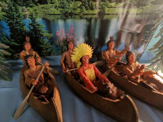 Johnny West Indians,  6 - Chief Cherokees,  3 - Geyper Canoes