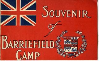 Ww1 Canada,  16 Postcards Set,  Souvenir Of Barriefield Camp,  Near Kingston,  Ont.