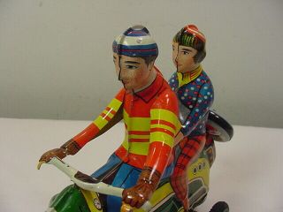 Vintage 1950 ' s Era Technofix 282 Tin Toy Vespa Scooter - Made In Western Germany 10