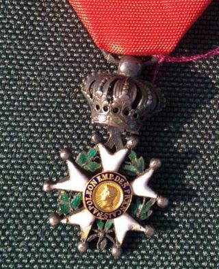 French Napoleonic Legion Of Honor Medal - Scarce Miniature Size - Chevalier