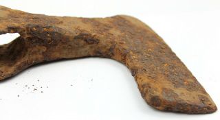 Ancient Rare Authentic Viking Kievan Rus Byzantine type Iron Battle Ax 8 - 10 AD 7