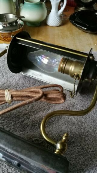 Antique WWll US Navy Pearl Harbor Chief Petty Officers Desk Lamp 8