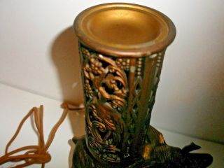 1920 ' s - 30 ' s Antique Trunk Up Elephant Perfume / Incense burner Lamp DECO,  LOOK 5