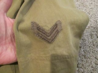 WWI US Army COMBAT/BATTLE tunic/shirt INSIGNIA and PATCHES estate find 2