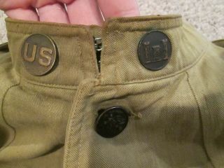 WWI US Army COMBAT/BATTLE tunic/shirt INSIGNIA and PATCHES estate find 4