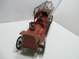 1909 Dayton Schieble DP Clark Hill Climber Friction Ladder Firetruck Toy,  Truck 2