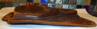 Antique 1885 Leather William Read & Sons Boston Small Gun Firearm Pocket Holster 5