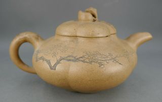 Antique Chinese Yixing Pottery Zisha Clay Teapot