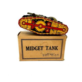 Marx Toys Windup Midget Tank