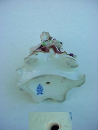 Circa 1900 GERMAN DRESDEN VOLKSTEDT Porcelain Lady ' s Figurine 8