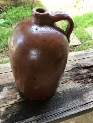 RARE B.  F.  USSERY Stoneware Pottery JUG,  WATER VALLEY MISSISSIPPI 8