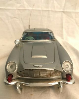 1965 Gilbert James Bond 007 Aston Martin DB5 Tin Toy Box 3