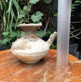 Large Old and Antique Chinese Song Dynasty Dehua White Pot Ewer (Shipwreck) 10