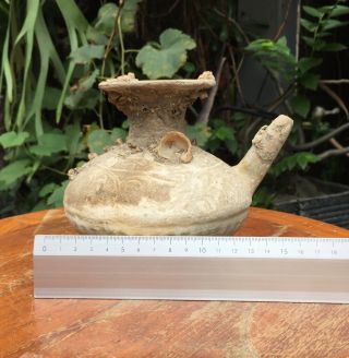 Large Old and Antique Chinese Song Dynasty Dehua White Pot Ewer (Shipwreck) 11