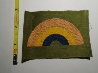 Extremely Rare Wwi 42nd Division Liberty Loan Style Patch.  Rare