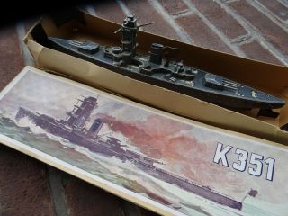 Tin Toy German K358 Cko Wind Up Battleship
