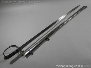 Victorian Royal Artillery Patent Tang Officer ' s Sword 3