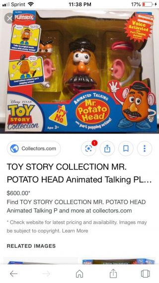 RARE Playskool Animated Talking Mr Potato Head (Toy Story 3) 6
