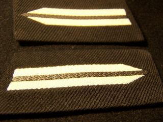 PAIR WWII GERMAN RAD ENLISTED MANS RANKING COLLAR TABS 3