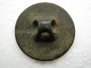 Old vintage small brass button 111 regiment Napoleonic wars 2