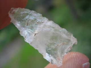 Crystal Quartz Clovis Paleo Point Extremely Rare Wisconsin Fine,