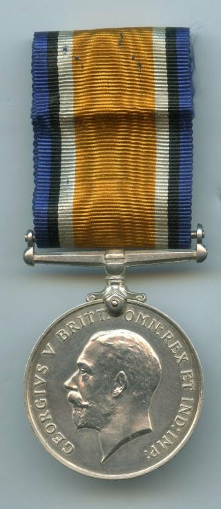 Ww1 War Medal To Pte W.  Wright E.  York R.  Kia 5th July 1915 With Research