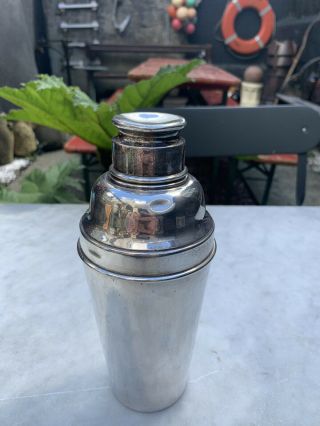 Antique Vintage Mappin & Webb Silver Plated Art Deco Cocktail Shaker 2