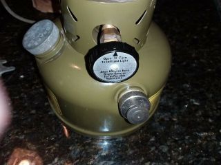 U.  S.  Army Military Coleman Field Lantern 1952 Leaded Gasoline 5