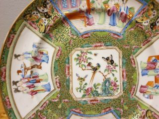 FINE QUALITY LARGE CHINESE 19TH CENTURY FAMILLE ROSE PLATE DISH 3