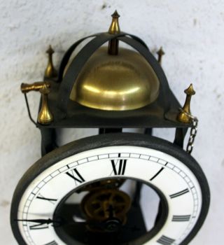 Old & Skeleton Wall Clock Bell Clock Made In Germany Haller