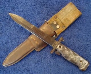 M5a1 Turkish Bayonet For The M1 Garand - Complete W/ Leather Frog & Web Strap 2