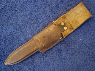 M5A1 TURKISH BAYONET FOR THE M1 GARAND - COMPLETE w/ LEATHER FROG & WEB STRAP 2 8