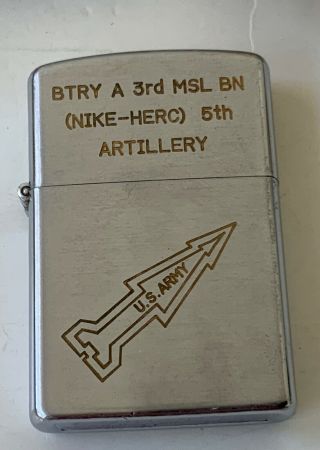 Souvenir Lighter Btry A 3rd MSL Bn (Nike - Herc) 5th Artillery 2