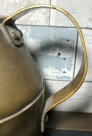 Antique Brass Stove Burner Alcohol Burner Portable Handled Marked 5th Order 4