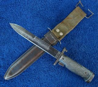 M5a1 Turkish Bayonet For The M1 Garand - Complete With Web Strap & Belt Hook 1