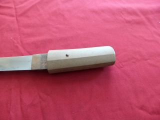 Rare Antique Authentic Japanese TANTO (sword) w/White Sheath EDO 5